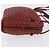 Borsa a tracolla BOTTEGA VENETA INTRECCIATO in pelle rossa e argento Auth 198341 Rosso - vista 3