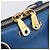 Borsa a mano Miu Miu in pelle 2way blu tono oro Auth 198672A - vista 10