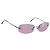 CHANEL CC Randlose Sonnenbrille Metall Lila Silber CC Auth am12336M
