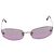 CHANEL CC Randlose Sonnenbrille Metall Lila Silber CC Auth am12336M - Ansicht 2