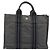 Hermès Borsa HERMES Fourre Tout PM Canvas Grigio Argento Auth 196919A Marrone - vista 3