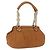 Borsa a mano Miu Miu in pelle marrone argento Auth 198523A