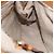 Borsa a mano Miu Miu in pelle marrone argento Auth 198523A - vista 20