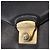 Borsa Salvatore Ferragamo in pelle 2way nera tono oro Auth 198519 Nero - vista 17