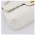 BALLY Borsa a tracolla con catena in pelle bianca tono oro Auth 196398 Bianco - vista 14