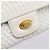 BALLY Borsa a tracolla con catena in pelle bianca tono oro Auth 196398 Bianco - vista 17