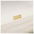 BALLY Borsa a tracolla con catena in pelle bianca tono oro Auth 196398 Bianco - vista 19