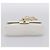 BALLY Borsa a tracolla con catena in pelle bianca tono oro Auth 196398 Bianco - vista 5