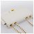 BALLY Borsa a tracolla con catena in pelle bianca tono oro Auth 196398 Bianco - vista 6