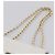 BALLY Borsa a tracolla con catena in pelle bianca tono oro Auth 196398 Bianco - vista 8