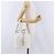 Borsa a tracolla Christian Dior Trotter Romantic Chain PVC Bianco Argento Auth 198528V - vista 23