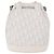 Borsa a tracolla Christian Dior Trotter Romantic Chain PVC Bianco Argento Auth 198528V - vista 3