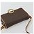 Céline Borsa a tracolla CELINE Macadam Canvas PVC Leather Brown Gold Auth 196617 Marrone D'oro - vista 6