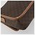 Céline Borsa a tracolla CELINE Macadam Canvas PVC Leather Brown Gold Auth 196617 Marrone D'oro - vista 9