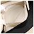Céline CELINE Horizontal Cabas Large Tote Bag Leather White Black Auth 198621A Nero Bianco - vista 11