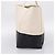 Céline CELINE Horizontal Cabas Large Tote Bag Leather White Black Auth 198621A Nero Bianco - vista 4