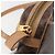 Céline Borsa a tracolla CELINE Macadam Canvas PVC Pelle Marrone Oro Auth mr2845 D'oro - vista 19