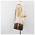 Céline Borsa a tracolla CELINE Macadam Canvas PVC Pelle Marrone Oro Auth mr2845 D'oro - vista 25