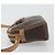 Céline Borsa a tracolla CELINE Macadam Canvas PVC Pelle Marrone Oro Auth mr2845 D'oro - vista 4