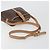 Céline Borsa a tracolla CELINE Macadam Canvas PVC Pelle Marrone Oro Auth mr2845 D'oro - vista 7