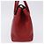 Salvatore Ferragamo Gancini Top Handle Leather Rosso - vista 3