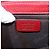 Salvatore Ferragamo Gancini Top Handle Leather Rosso - vista 6