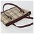 Borsa Tote BURBERRY Nova Check Canvas Beige Gold Auth 198715 D'oro - vista 6