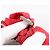 Borsa a tracolla PRADA Nylon Rosso Argento Auth 198455 - vista 10