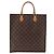 LOUIS VUITTON Monogram Sac Plat Hand Bag M51140 LV Auth 196332 Monogramma - vista 2