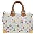Borsa LOUIS VUITTON Monogram Multicolor Speedy 30 White Bron M92643 Auth 196338V Bianco Bronzo - vista 2