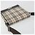 Bolso de hombro BURBERRY Nova Check Canvas Beige Silver Auth 196647A Plata - vista 6