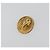 Orecchini CHANEL Knight Metal Gold Tone CC Auth 198847 - vista 3