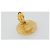 Orecchini CHANEL Knight Metal Gold Tone CC Auth 198847 - vista 9