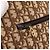 Borsa a mano Christian Dior Trotter Canvas Beige Gold Tone Auth 196433A - vista 15