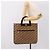 Borsa a mano Christian Dior Trotter Canvas Beige Gold Tone Auth 196433A - vista 21