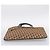 Borsa a mano Christian Dior Trotter Canvas Beige Gold Tone Auth 196433A - vista 9
