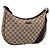 Borsa a Tracolla GUCCI GG Canvas Beige Silver 122790 Auth am12405V Argento