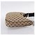 Borsa a Tracolla GUCCI GG Canvas Beige Silver 122790 Auth am12405V Argento - vista 5