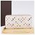 LOUIS VUITTON Monogram Multicolor Zippy Wallet White Orange M60241 Auth BA14910V Bianco Arancione - vista 12