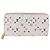 LOUIS VUITTON Monogram Multicolor Zippy Wallet White Orange M60241 Auth BA14910V Bianco Arancione - vista 13
