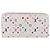 LOUIS VUITTON Monogram Multicolor Zippy Wallet White Orange M60241 Auth BA14910V Bianco Arancione - vista 2