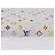 LOUIS VUITTON Monogram Multicolor Zippy Wallet White Orange M60241 Auth BA14910V Bianco Arancione - vista 7