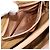 Céline Borsa a mano CELINE Macadam Canvas PVC Beige Gold Auth 198262 D'oro - vista 11