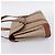 Céline Borsa a mano CELINE Macadam Canvas PVC Beige Gold Auth 198262 D'oro - vista 3