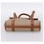 Céline Borsa a mano CELINE Macadam Canvas PVC Beige Gold Auth 198262 D'oro - vista 5