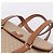 Céline Borsa a mano CELINE Macadam Canvas PVC Beige Gold Auth 198262 D'oro - vista 8