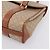 Céline Borsa a mano CELINE Macadam Canvas PVC Beige Gold Auth 198262 D'oro - vista 9