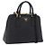 Borsa a mano PRADA pelle Saffiano 2way Nero Oro Auth 198741V D'oro