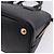Borsa a mano PRADA pelle Saffiano 2way Nero Oro Auth 198741V D'oro - vista 19
