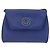 Céline CELINE Circle Schultertasche aus Leder Blau Goldfarben Auth BA14777 - Ansicht 2